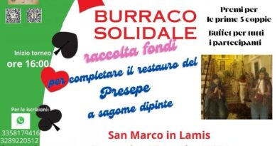 Burraco e raccolta fondi per il restauro del “Presepe a sagome dipinte”