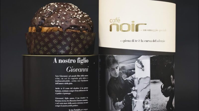 A nostro figlio… Ecco il panettone-omaggio del CAFE NOIR al compianto Giovanni